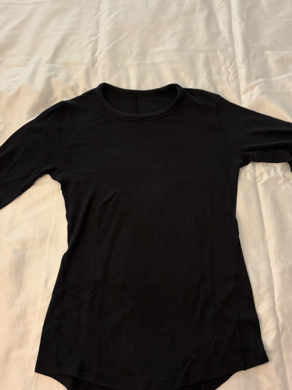 Lululemon Hold Tight Long-Sleeve Shirt Black Long Sleeve Top